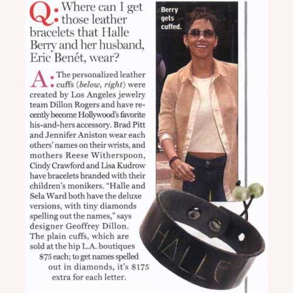 画像5: ★セール★DILLON ROGERS ジェニファーアニストン愛用　【本革】メッセージブレス　2color (5)