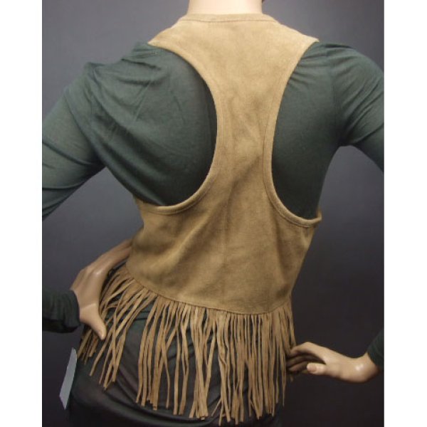 画像3: ★セール★TRUE 　RELIGION　【TRUE RELIGION】スエードベスト　W61FJ74　TAN (3)