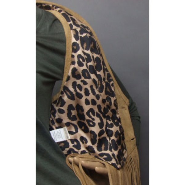 画像4: ★セール★TRUE 　RELIGION　【TRUE RELIGION】スエードベスト　W61FJ74　TAN (4)