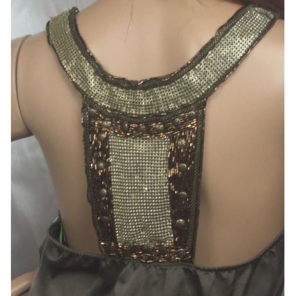 画像3: ★セール★【VINTAGE HAVANA】 バックビーズ飾りのトップス9427olive (3)