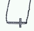 画像4: WILDFOX　Hematite filled　CROSS ネックレス　w/クリスタル　WFN0059 (4)