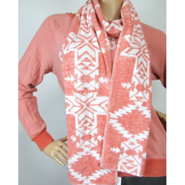 画像3: ★セール★SOL AMGELES（ソルエンジェルス）セレブ愛用ブランド　NAVAJO ストールマフラー　SC12-004　RUST (3)