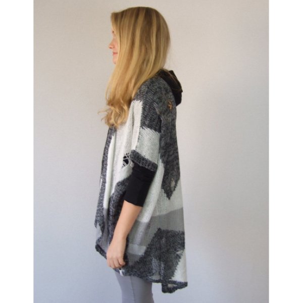 画像4: ☆セール☆【One Teaspoon】WATCH ME FALL　ダメージ　ニットカーディガン　OT11369-GRAYSCALE (4)