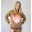 画像1: ★セール★WILDFOX　トレーナーBEACH HEART - GIDGET SWEATSHIRT（WFL502R24）TAN (1)