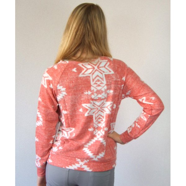 画像5: ★セール★SOL AMGELES（ソルエンジェルス）セレブ愛用ブランド　NAVAJO PULLOVER　SW12-323　RUST (5)