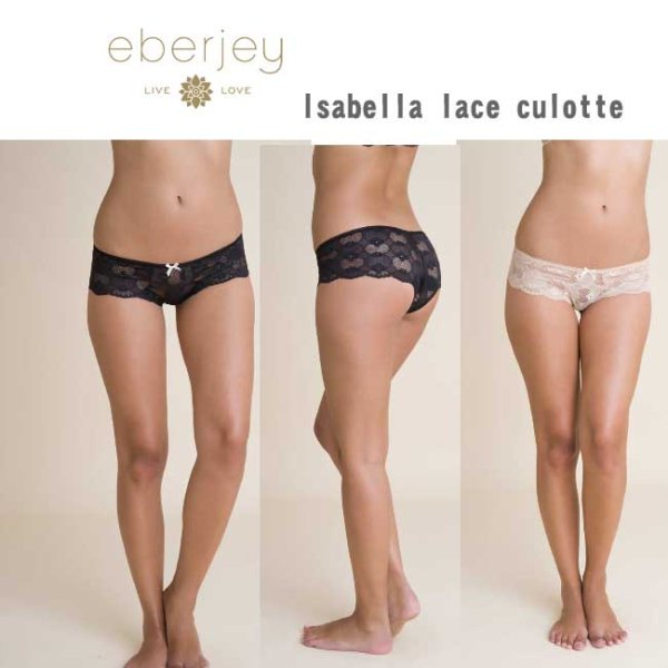 画像1: 【メール便対応】Eberjey (エバージェイ) LA下着 Isabella lace culotte JB103C /ボーイショーツ/下着/ショーツ/LA (1)