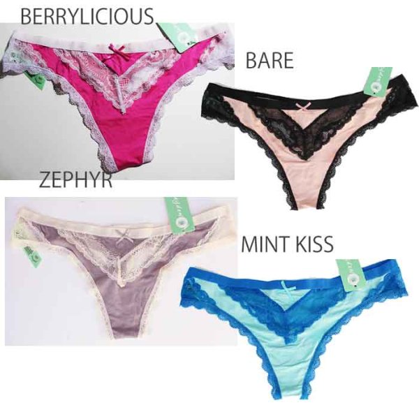 画像2: Honey Dew(ハニーデュウ)【THONG】CARLI THONG マイクロファイバータンガ／653269 /ショーツ (2)