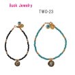 画像1: 【iluck】Bead bracelet with pendantブレスレット TW023 (1)