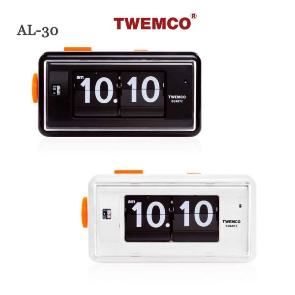 画像1: TWEMCO　トゥエンコ　インテリアクロック　パタパタ時計　アラームクロックal-30 (1)