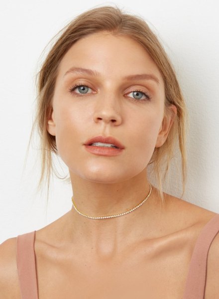 画像2: LA発(FrasierSterlingフレイジャースターリング)If You Had My Love Choker - GoldFSS122 (2)