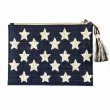 画像2: (KAYU) Star Pouch 1050　スターを編み込んだクラッチBlack (2)