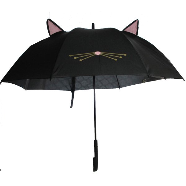 画像1: (Kate spade new york)  長傘　CAT umbrella 188330 (1)
