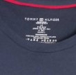 画像2: TOMMY HILFIGER  Men's  Coler Black ロゴTシャツ　09T3650NV (2)