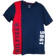 画像1: TOMMY HILFIGER  Men's  Coler Black ロゴTシャツ　09T3650NV (1)