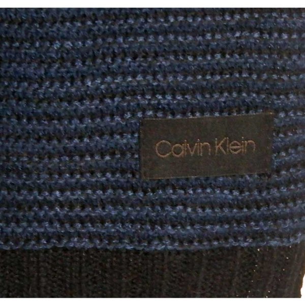 画像5: (Calvin Klein)Men's  ビーニーとマフラーのギフトセットHKS-3264-410Navy/BK (5)