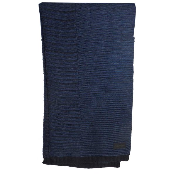 画像2: (Calvin Klein)Men's  ビーニーとマフラーのギフトセットHKS-3264-410Navy/BK (2)