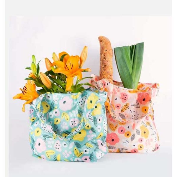 画像8: 送料無料(Momiji)メルボルン生まれのエコバック（Bloom）２枚セット (8)