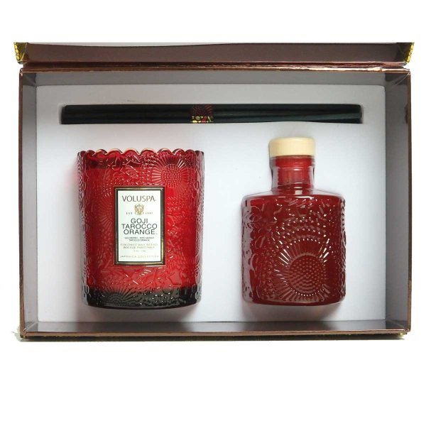 画像2: VOLUSPAボルスパ Candle & Diffuser Gift Set Goji Tarocco Orange (2)