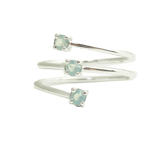 画像2: puravida（プラビダ）Triple Opal Wrap Toe Ringトゥリング/お守り/アクセサリー/ジュエリー/ (2)