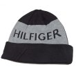 画像2: 送料無料TOMMY HILFIGER  ユニセックス　バイカラーロゴニットビーニー　TH100010 (2)