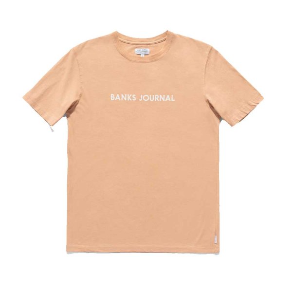 画像1: 　送料無料！Banks Jounal 　Men's LabelçlassicTシャツ　WTS0632 Maple (1)