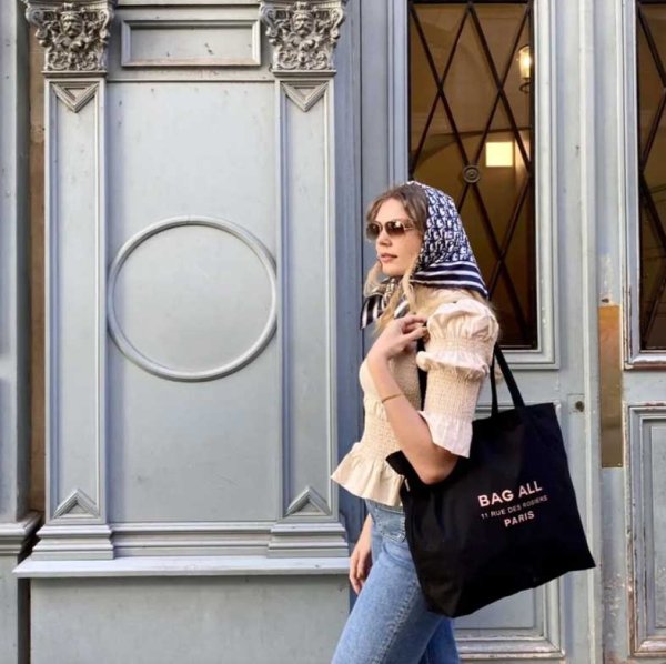 画像11: 送料無料Bag-all New York City Tote with Zipper and Inside Pocket (11)