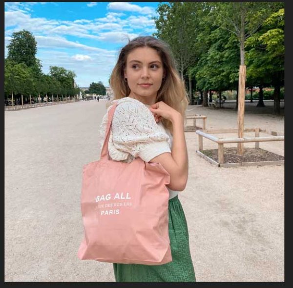 画像12: 送料無料Bag-all New York City Tote with Zipper and Inside Pocket (12)