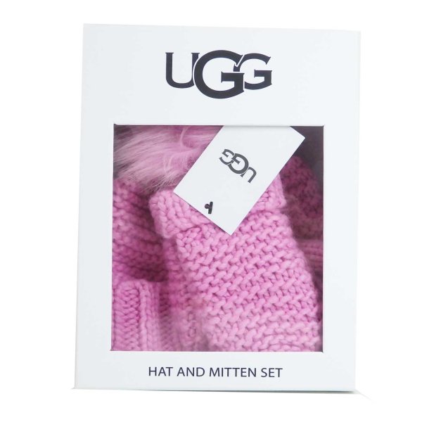 画像8: UGG BABY　　INFANT KNIT ビーニーとミトンのギフトセット20124　O/S(9cm-12cm) (8)