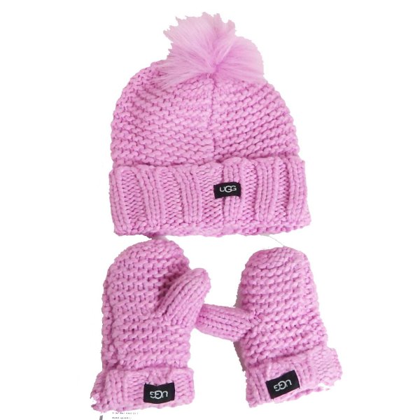 画像6: UGG BABY　　INFANT KNIT ビーニーとミトンのギフトセット20124　O/S(9cm-12cm) (6)