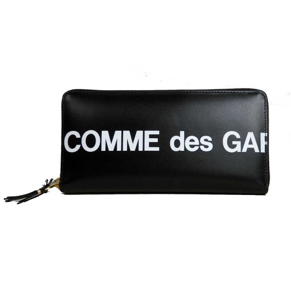 画像1: COMME des GARCONS　牛革ラウンド長財布　SA0110HL-HUGE LOGO (1)