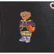 画像2: POLO Ralph LaurenKids大人サイズ　ベアー刺繍のハイカットスニーカーBK 103675 (2)