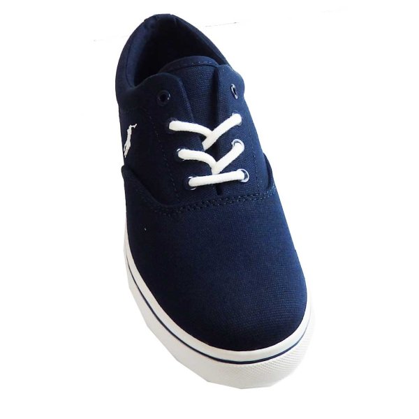 画像4: POLO Ralph LaurenKids大人サイズ　POLO刺繍のデッキシューズ103398NV (4)