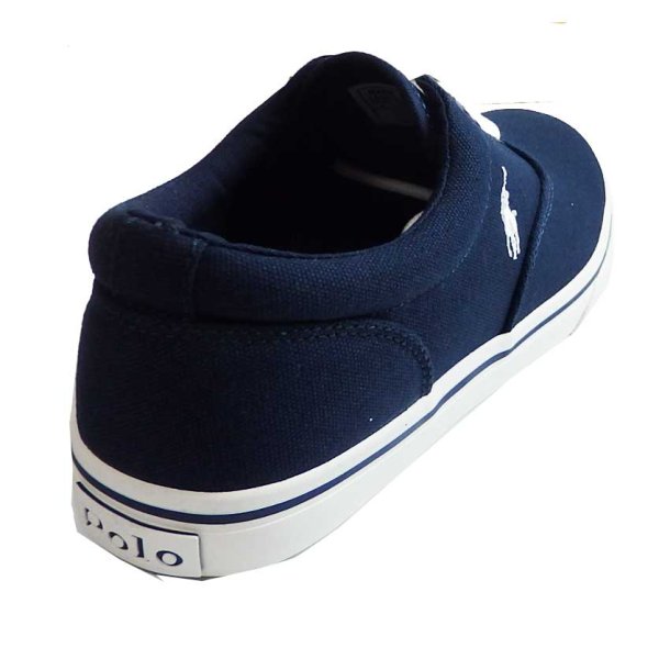 画像5: POLO Ralph LaurenKids大人サイズ　POLO刺繍のデッキシューズ103398NV (5)