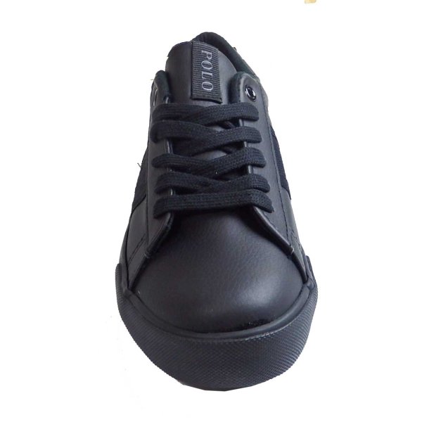 画像3: POLO Ralph LaurenKids大人サイズ　POLO刺繍のPVCスニーカー101750BK (3)