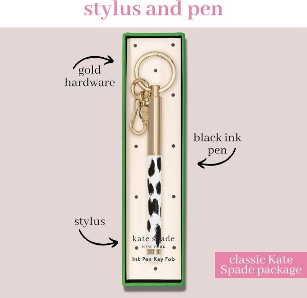 画像4: (Kate spade new york)   INK PEN KEY FOB  ModanLeopard 234953 (4)