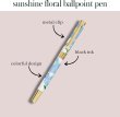 画像2: (Kate spade new york)  SUNSHINE FLORAL Ballpoint pen 241033 (2)