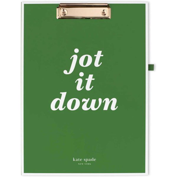 画像1: (Kate spade new york)  JOT IT DOWNクリップボードW/ノート245834 (1)