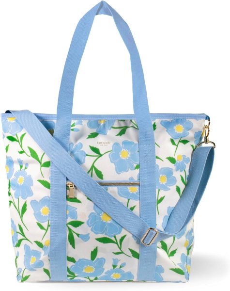 画像1: (Kate spade new york)大容量断熱クーラートートバッグストラップ付  SUNSHIN FLORAL 241933 (1)