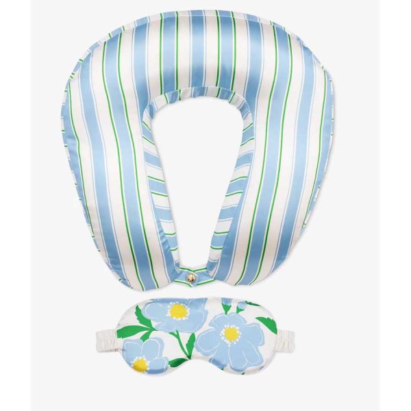 画像1: (Kate spade new york) 低反発Neck Pillow and Eye Maskセット, Sunshine Floral　243533 (1)