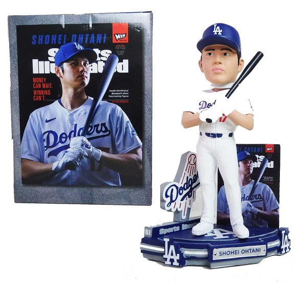 画像1: MLB　LosAngeles DODGERSボブルヘッドOHTANI SHOHEI BHWBSICVI TMLDSO 8インチ (1)