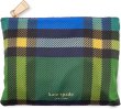 画像3: (Kate spade new york) GLAND PLAID  reusable　shopping tote（ポーチ付き）246745 (3)