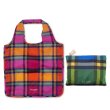 画像1: (Kate spade new york) GLAND PLAID  reusable　shopping tote（ポーチ付き）246745 (1)