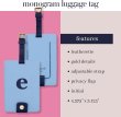 画像5: (Kate spade new york)　Just Mine Initial Luggage Tag 2481 -1 (5)