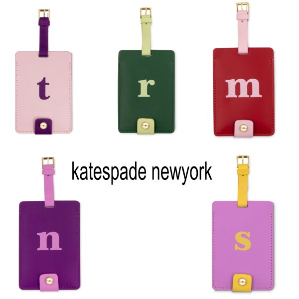 画像1: (Kate spade new york)　Just Mine Initial Luggage Tag 2481 -2 (1)