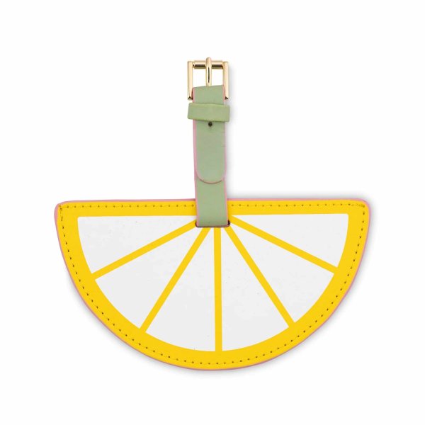 画像1: (Kate spade new york)　Luggage Tag, Lemon 256063 (1)