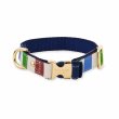 画像1: (Kate spade new york)　犬の首輪　Adventure Stripe　サイズXS  244832 (1)