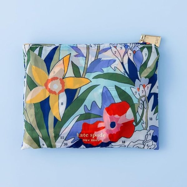 画像5: (Kate spade new york) Pain by Numbers reusable　shopping tote（ポーチ付き）256082 (5)