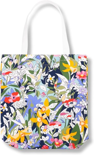 画像1: (Kate spade new york)　Paint by Numbers CANBAS BOOK TOTE 256038 (1)