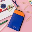 画像4: (Kate spade new york)　CalorBlock  I.D HOLDERジップポケット付きストラップ付き 256058 (4)