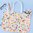 画像2: (Kate spade new york)　Painferly Strakes Lage CANBAS BOOK TOTE 256040 (2)